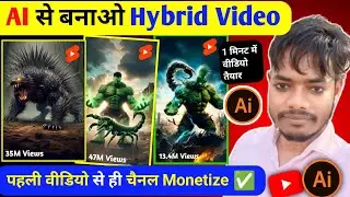 How To Make Hybrid Animals Fusion |Create Viral Hybrid Animal Fusion Video |AI se video kaise banaye