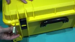 Phantom 3 Case with TSA Lock Demonstration
