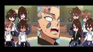 Mis compañeros +la maestra reaccionan a mi y a Josefina somos Kanae y Shinobu//Wip//