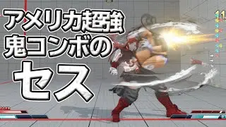 スト5 アメリカ超強セス 破壊力抜群のコンボで破壊する 上級5対戦