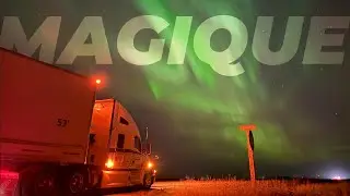 Je vois des AURORES BOR&Eacute;ALES sur la route TRANSCANADIENNE 🤩 (+ GROSSE ANNONCE)