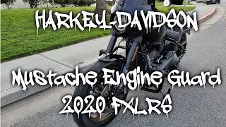 Harley-Davidson Mustache Engine Guard Install 2020 Low Rider S