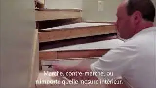 Gabarit pour prise de mesure int&eacute;rieur Marche, contre marche. Parlons Bois Ep.59
