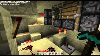 Minecraft: Hidden Stairs with Pistons, explanation