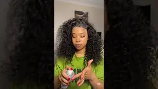 😍💯 curly wig install tutorial #wiginstall #wigs #wig #hairstyle #hair #curlywig #curlyhair #curls