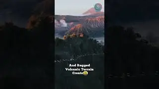 Bromo Volcano 🌋🔥 East Java&rsquo;s Smoking Marvel #shorts #bromotenggersemeru #bestplace