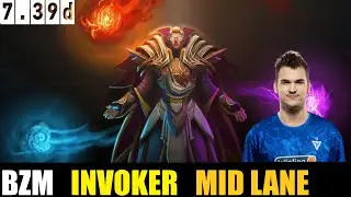 🤯 BZM [INVOKER] MID 7.39D - DOTA 2 HIGHEST MMR MATCH#dota2   #dota2gameplay  #bzm
