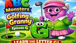 ABC Monsters Episode G | Golfing Granny ⛳👵 | Fun Alphabet Cartoon for Kids