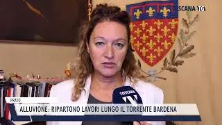 2024-10-11 PRATO - ALLUVIONE, RIPARTONO LAVORI LUNGO IL TORRENTE BARDENA