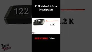 smd resistor value calculate#shorts#youtubeshorts