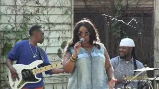 Carmen Hicks performs at the 2016 Soulsville USA Festival