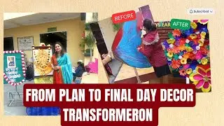 Republic Day Decor Transformation  Butterfly Photo Booth & Magic Ganesha Art 