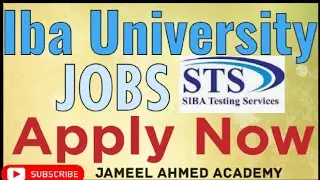 Sukkur Iba University Jobs || Apply Now || Latest Iba University Jobs || Iba Jobs || Sindh Jobs ||