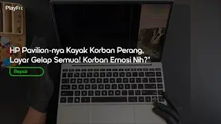Layar Laptop HP Pavilion Aero 13 Setengah Blank,Ternyata LCD nya yang Kena!
