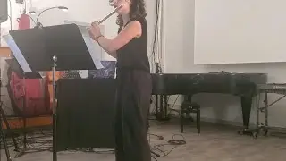 Ensoléré, pour flûte (Simon Hoarau Augé, interprété par Claudia Dorelon)