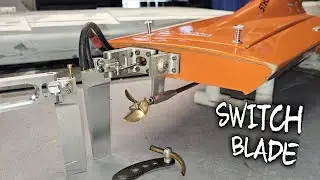 Rudder Talk Speedmaster Tapered Rudder Upgrade For Better Cornering Deltaforce Vortex 34 Fe Rc Boat