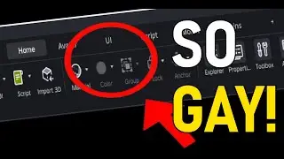 How to bring back the old Roblox Studio UI ribbon style on the new Roblox UI update