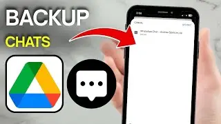 How To Backup Chats From Google Drive (Simple Guide)