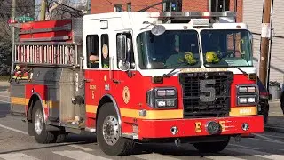 Philadelphia Fire Department Engine 5 Responding 