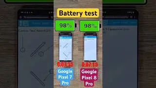 Google Pixel 8 Pro vs 7 Pro battery test!