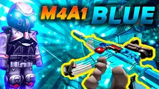Kuboom:M4A1 BLUE😍| GAMEPLAY| 41KILLS😈
