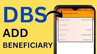How to Add Beneficiary in DBS Bank | DBS Add Beneficiary