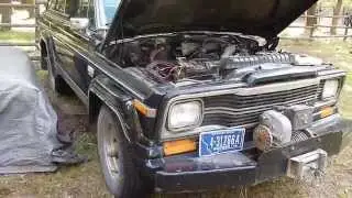 Old Start Cold Start 1980 Jeep Cherokee Laredo 401 V8