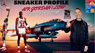 Sneaker Profile Air Jordan 1 Low Trophy Room #trophyroom #airjordan #airjordan1low #aj1lowtrophyroom