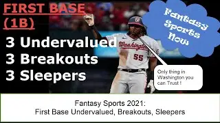 Fantasy Baseball 2021: 1B Undervalued, Breakouts, Sleepers