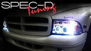 ВИДЕО ПО УСТАНОВКЕ SPECDTUNING: 97-04 DODGE DAKOTA / 98-03 DODGE DURANGO ПРОЕКЦИОННЫЕ ФАРЫ