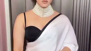 Beautiful ❤️ Stylish Look's 👒 Saree Party Wear Boutique Style 🔥 Blouse design #you #SareeStyleHack