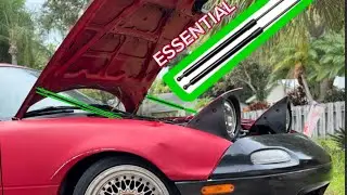 NA Miata Hood Strut Install: A Must-Have Mod
