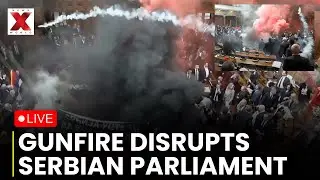 Gunshots in Serbian Parliament LIVE: Gunshots, Fire Cause Chaos In Serbian Parliament | NewsX World