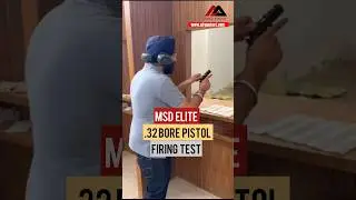 MSD ELITE 32 ACP PISTOL | SHOOTING REVIEW | TEST FIRING #elite #madeinindia #youtube