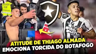 ⚠️AP&Oacute;S GOLA&Ccedil;O NA EUROPA THIAGO ALMADA FAZ GESTO QUE EMOCIONA A TORCIDA DO BOTAFOGO