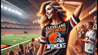 🏈 Team Fan Apparel NFL Women's Team Block Charcoal T-Shirt | Best Cleveland Browns Womens Shirt 🟫