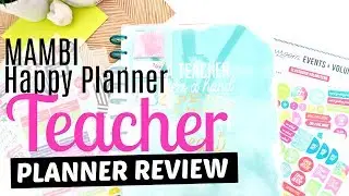 🍏***NEW 2017/2018*** 🍏MAMBI Teacher Happy Planner Review