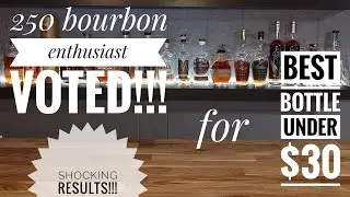 250 Voted! Best bourbon under $30