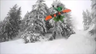 CHATEL ISATION RODEO 180&deg; SHIFTY 360&deg; INDY GRAB FREESTYLE SNOWBOARD ||GoPro&reg; HERO4 BLACK||