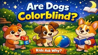 Are Dogs Colorblind? 🐶🌈 | Kids Ask Why?🏰Bedtime Story Inside 