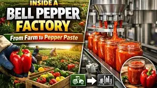 Inside a Bell Pepper Factory &ndash; From Farm to Pepper Paste (Full Process)