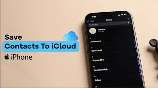 Как сохранить контакты iPhone в iCloud?