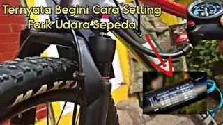 How to set up an air MTB fork with a bicycle fork pump
