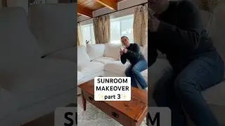 Part 3 of our sunroom makeover! I was so excited to finally decorate this room 🥹 #diyhomeprojects