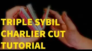 Triple Sybil Charlier Cut Tutorial #cardistry #tutorial