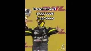 F1 Drivers Salaries from lowest to highest 2021  #shorts