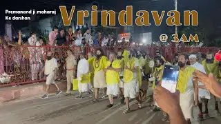 Vrindavan | Pujya Shri Premanand ji Maharaj Live Darshan | Delhi To Agra By Road EP-4 | Prem Mandir