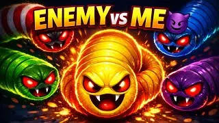 Enemy’s vs Me 😈 | Worms Zone Epic Survival