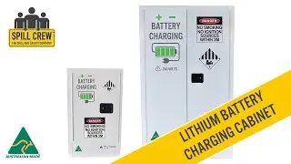 Lithium battery charging cabinet | Spill Crew