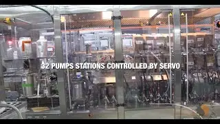 Custom Filling Line with Explosion Proof Filler Capper and Robotic Packing station